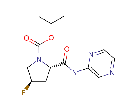 (2S,4R)-1-(4-(3-cyclopropyl-1H-pyrazol-5-ylamino)-6-morpholino-1,3,5-triazin-2-yl)-4-fluoro-N-(pyrazin-2-yl)pyrrolidine-2-carboxamide