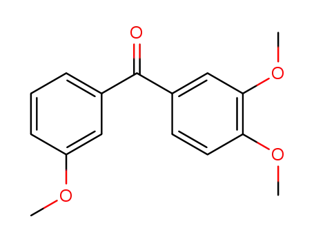 Molecular Structure of 792-57-4 (Methanone, (3,4-dimethoxyphenyl)(3-methoxyphenyl)-)