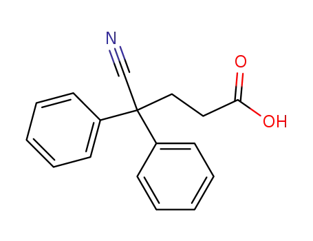 4-cyano-4,4-diphenylbutanoic acid