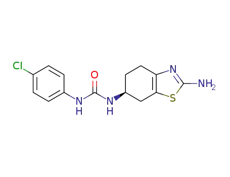 1-((S)-2-amino-4,5,6,7-tetrahydrobenzo[d]thiazol-6-yl)-3-(4-chlorophenyl)urea
