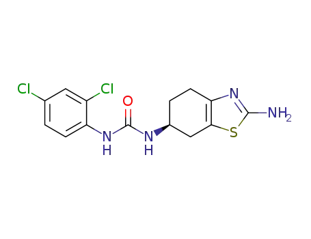1-((S)-2-amino-4,5,6,7-tetrahydrobenzo[d]thiazol-6-yl)-3-(2,4-dichlorophenyl)urea