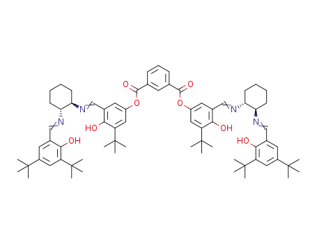 (C6H10(NCHC6H2(tBu)2OH)(NCHC6H2(tBu)OH))2(C6H4(COO)2)