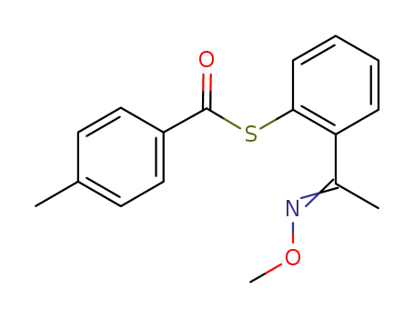 S-2-(1-(methoxyimino)ethyl)phenyl 4-methylbenzothioate