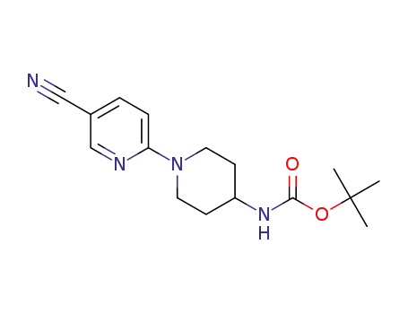(1-(5-cyanopyridin-2-yl)piperidin-4-yl)carbamic acid tert-butyl ester