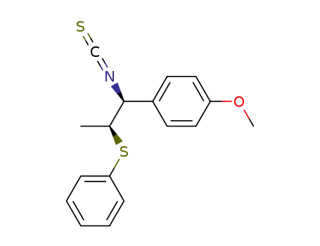 (1R*,2R*)-1-isothiocyanato-1-(4-methoxyphenyl)-2-phenylthiopropane