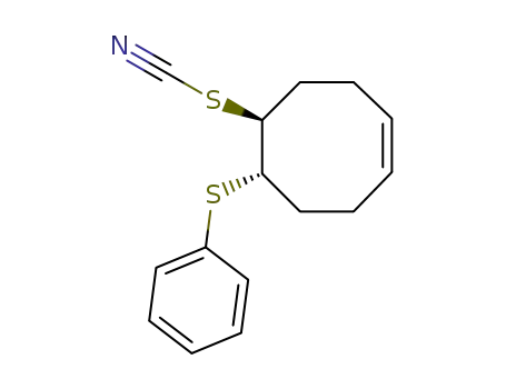 trans-6-phenylthio-5-thiocyanatocyclooctene