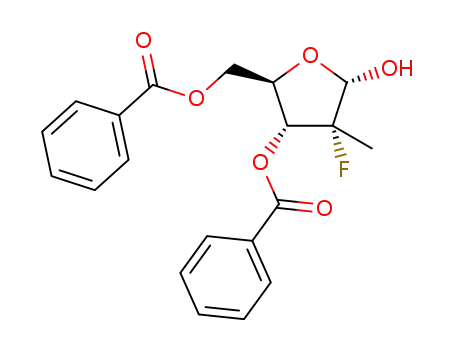 ((2R,3R,4R,5S)-3-(benzoyloxy)-4-fluoro-5-hydroxy-4-methyltetrahydrofuran-2-yl)methyl benzoate