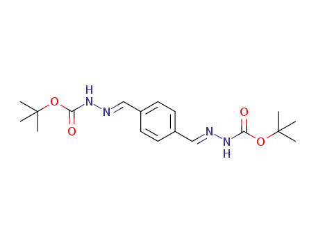 (2E,2'E)-di-tert-butyl 2,2'-(1,4-phenylenebis(methan-1-yl-1-ylidene))bis(hydrazinecarboxylate)