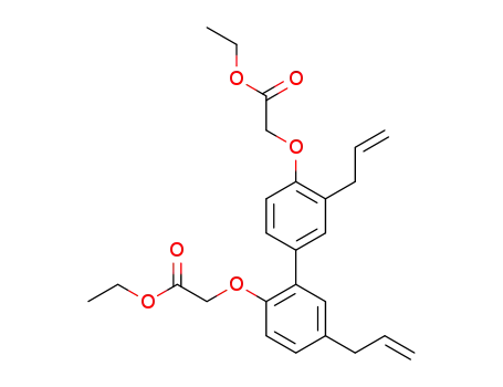 diethyl 2,2'-((3',5-diallyl-[1,1'-biphenyl]-2,4'-diyl)bis(oxy))diacetate
