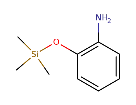 Molecular Structure of 36309-44-1 (Benzenamine, 2-[(trimethylsilyl)oxy]-)