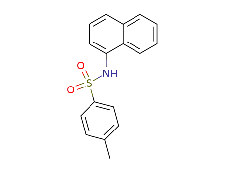 Molecular Structure of 18271-17-5 (4-Methyl-N-(1-naphthyl)benzenesulfonaMide, 97%)