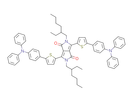 3,6-bis(5-(4-(diphenylamino)phenyl)thiophen-2-yl)-2,5-bis(2-ethyl hexyl)pyrrolo[3,4-c]pyrrole-1,4(2H,5H)-dione