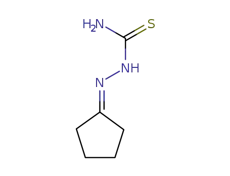 Molecular Structure of 7283-39-8 (1-Cyclopentylidenethiosemicarbazide)