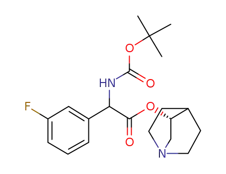 (R)-quinuclidin-3-yl 2-(tert-butoxycarbonylamino)-2-(3-fluorophenyl)acetate