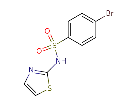 Molecular Structure of 331972-47-5 (4-Bromo-N-(1,3-thiazol-2-yl)benzene-1-sulfonamide)