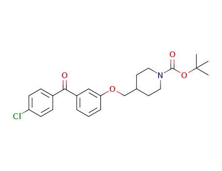 tert-butyl 4-{[3-(4-chlorobenzoyl)phenoxy]methyl}-piperidine-1-carboxylate