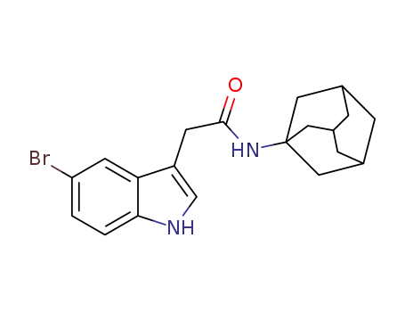 2-(5-bromo-1H-indol-3-yl)-N-(adamantan-1-yl)acetamide