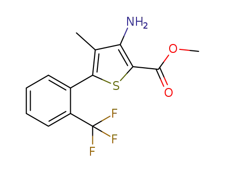 methyl 3-amino-4-methyl-5-(2-trifluoromethylphenyl)-thiophene-2-carboxylate
