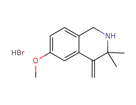 3,3-dimethyl-4-methylen-6-methoxy-1,2,3,4-tetrahydroisoquinolinium bromide