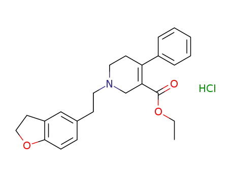 ethyl 1-[2-(2,3-dihydrobenzofuran-5-yl)ethyl]-4-phenyl-1,2,5,6-tetrahydropyridine-3-carboxylate hydrochloride