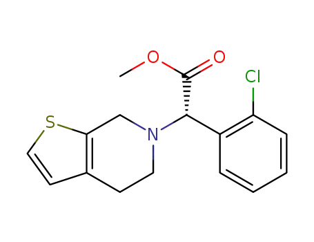 Methyl (2S)-(2-chlorophenyl)-4,7-dihydrothieno[2,3-c]pyridine-6(5H)-acetate