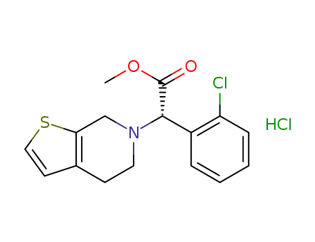 methyl (S)-(+)-2-(2-chlorophenyl)-2-(4,5-dihydrothieno[2,3-c]pyridine-6(7H)-yl)acetate hydrochloride