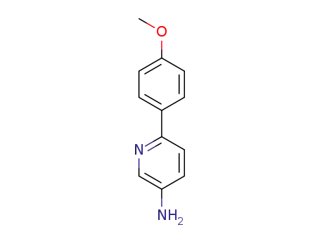 Molecular Structure of 52057-98-4 (6-(4-METHOXYPHENYL)-3-PYRIDINAMINE)