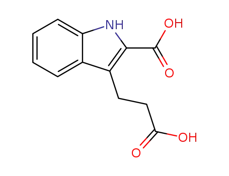 3-(2-carboxyindol-3-yl)propionic acid