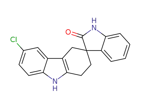 6-chloro-1,2,4,9-tetrahydrospiro[carbazole-3,3'indolin]-2'-one