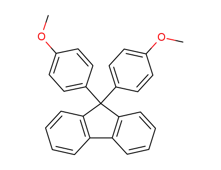 Molecular Structure of 117766-40-2 (9H-Fluorene, 9,9-bis(4-methoxyphenyl)-)