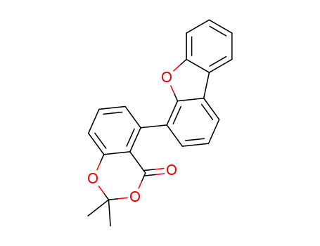 5-(dibenzo[b,d]furan-4-yl)-2,2-dimethyl-4H-benzo[d][1,3]-dioxin-4-one