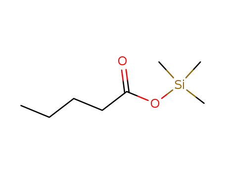 Molecular Structure of 26429-16-3 (Valeric acid trimethylsilyl ester)