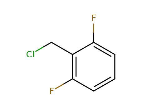 Molecular Structure of 697-73-4 (2,6-Difluorobenzyl chloride)