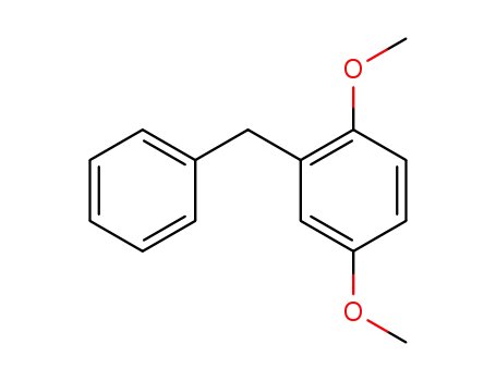 Molecular Structure of 43037-60-1 (Benzene, 1,4-dimethoxy-2-(phenylmethyl)-)