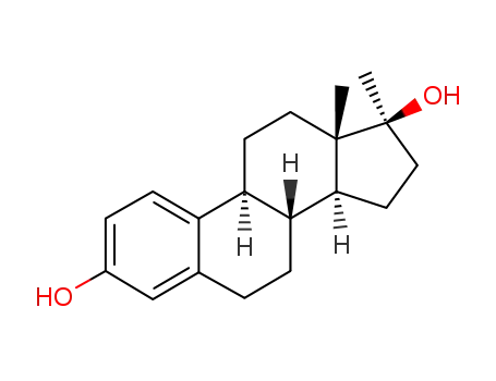 Molecular Structure of 302-76-1 (17-alpha-methyloestradiol-17-beta)