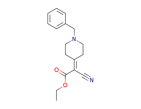 ethyl 2-(1-benzylpiperidin-4-ylidene)-2-cyanoacetate