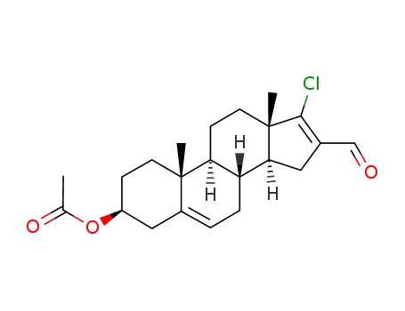 3β-Acetoxy-17-chloro-16-formylandrosta-5,16-diene cas no. 1865-56-1 97%