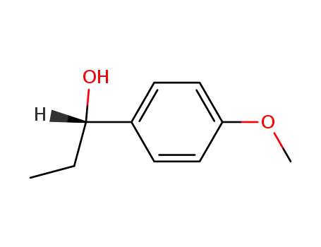Molecular Structure of 73854-04-3 ((S)-1-(4-Methoxyphenyl)propanol)