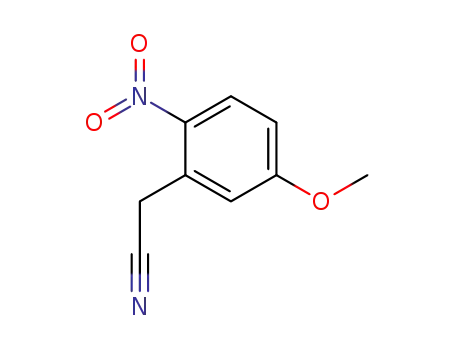 Molecular Structure of 89302-15-8 ((5-METHOXY-2-NITRO-PHENYL)-ACETONITRILE)