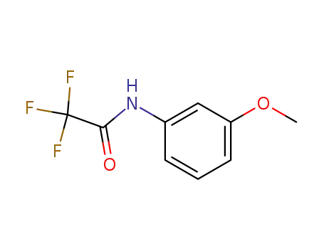 Molecular Structure of 14818-55-4 (Acetamide, 2,2,2-trifluoro-N-(3-methoxyphenyl)-)