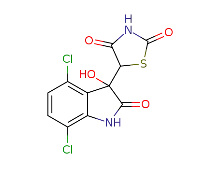 5-(4,7-dichloro-3-hydroxy-2-oxoindolin-3-yl)thiazolidine-2,4-dione