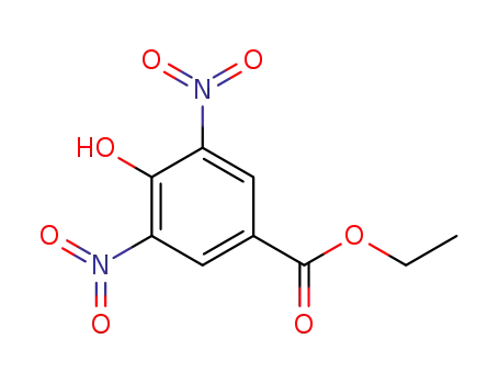 Molecular Structure of 19013-22-0 (ethyl 4-hydroxy-3,5-dinitrobenzoate)