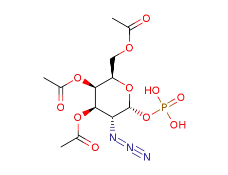 α-2-azido-2-deoxy-3,4,6-tri-O-acetyl-D-galactose 1-phosphate