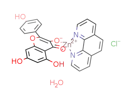 (κ2-O,O-kaempferol)(κ2-N,N-1,10-phenanthroline)zinc(II) chloride