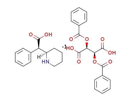 d-threo-ritalinic acid dibenzoyl-D-tartrate