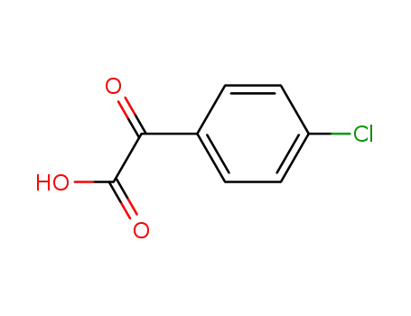 Molecular Structure of 7099-88-9 (4-Chlorobenzoylformic acid)