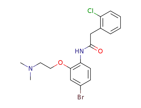 N-(4-bromo-2-(2-(dimethylamino)ethoxy)phenyl)-2-(2-chlorophenyl)acetamide
