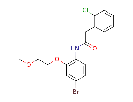 N-(4-bromo-2-(2-methoxyethoxy)phenyl)-2-(2-chlorophenyl)acetamide