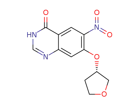 6-nitro-7-[(S)-(tetrahydrofuran-3-yl)oxy]-3,4-dihydroquinazoline-4-one