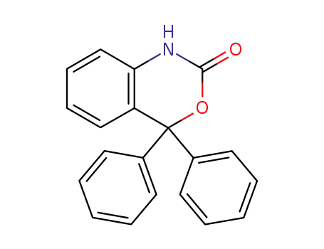 Molecular Structure of 71526-47-1 (2H-3,1-Benzoxazin-2-one, 1,4-dihydro-4,4-diphenyl-)